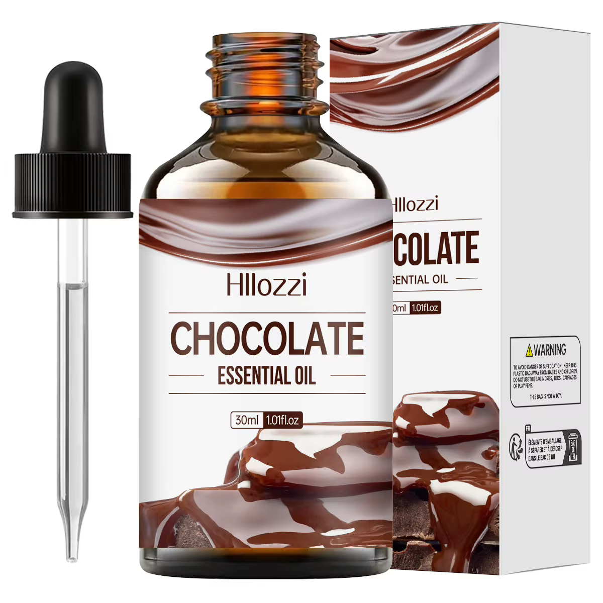 L'huile essentielle de chocolat a un parfum doux et moelleux et convient au massage corporel et aux 