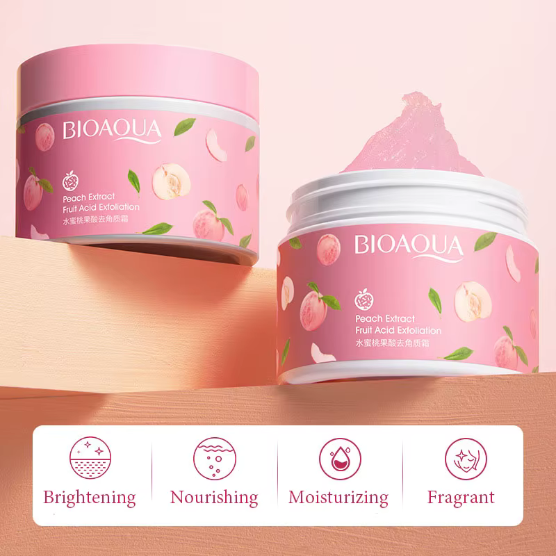 BIOAQUA miel pêche exfoliant crème pour le visage gommage exfoliant gommage corporel hydratant nourr