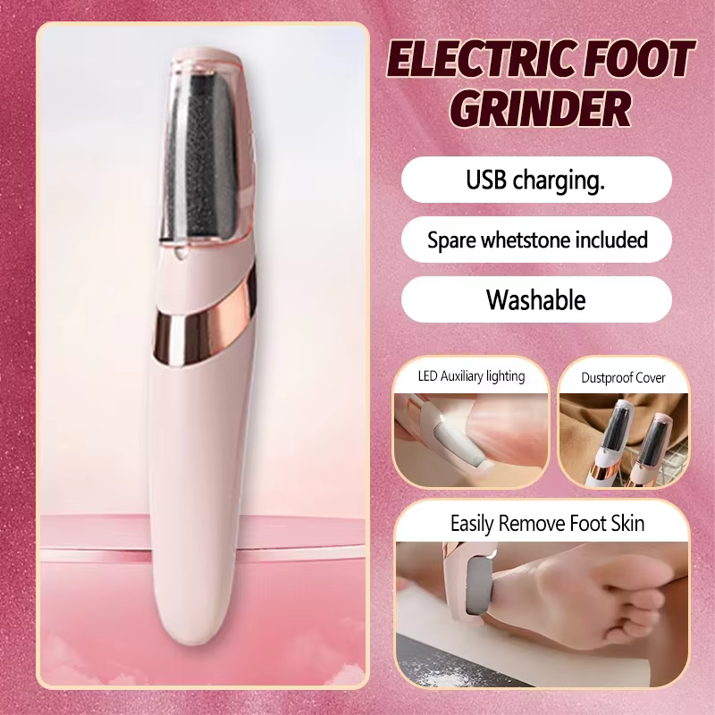 Lime électrique pour les pieds lavable, idéale pour les personnes souffrant de callosités et de peau