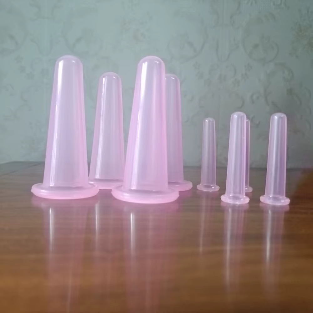 Ensemble de thérapie par ventouses pour le visage, 8 paquets, Anti-Cellulite, ventouses sous vide en
