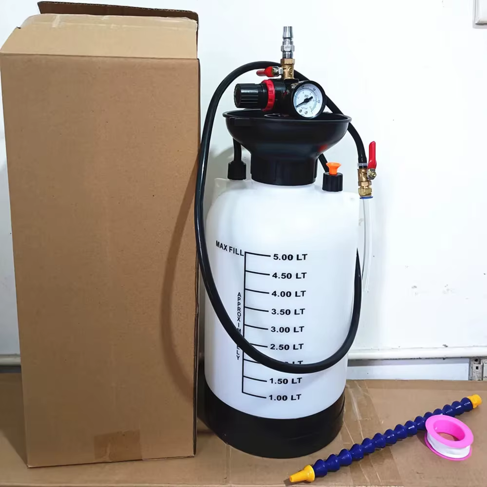 Remplissage d'huile de Transmission pneumatique 5L, injecteur d'huile d'engrenage moteur 5L, extract