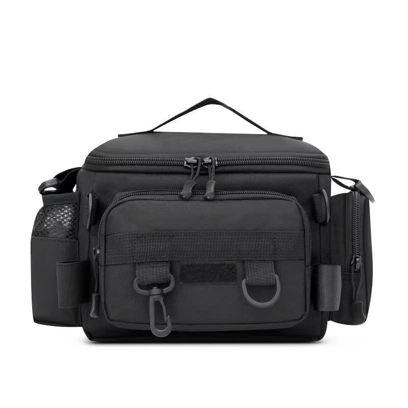 Un sac pratique pour matériel de pêche en plein air-sac de taille en toile, sac à bandoulière, sac à