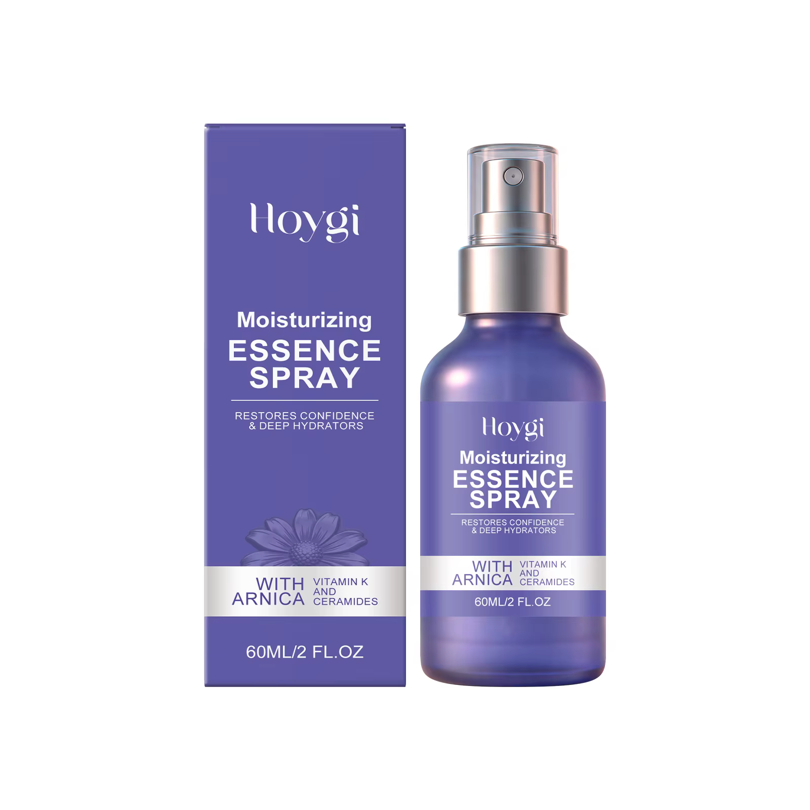 Spray hydratant à l'arnica, vitamine K et céramide 60 ml, hydratation intense, réparation de la barr