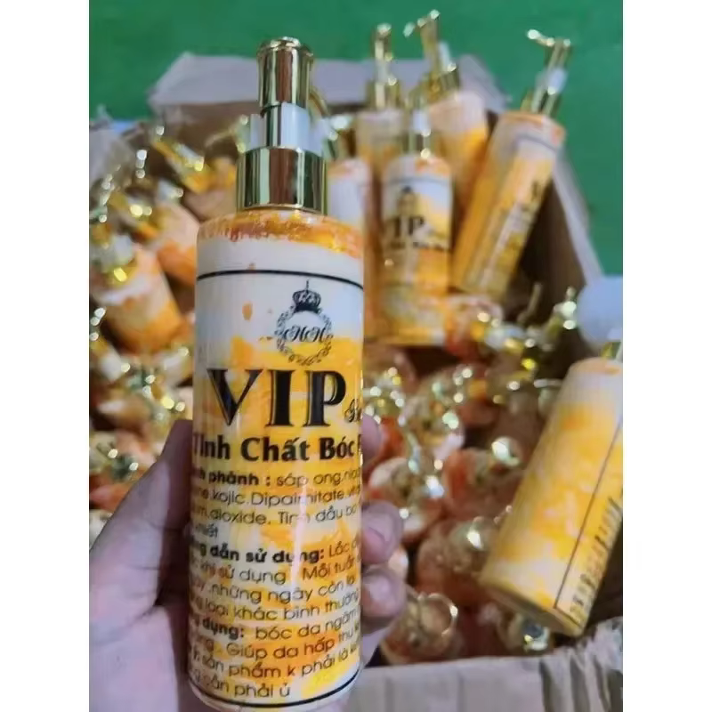 Tinh Chat Boc Den Body VIP 1chai Trng Nhanh Hiu Qu, Kèm Thêm Mung Trn Kem -thm Mn DSDng HCho Lyn Da 