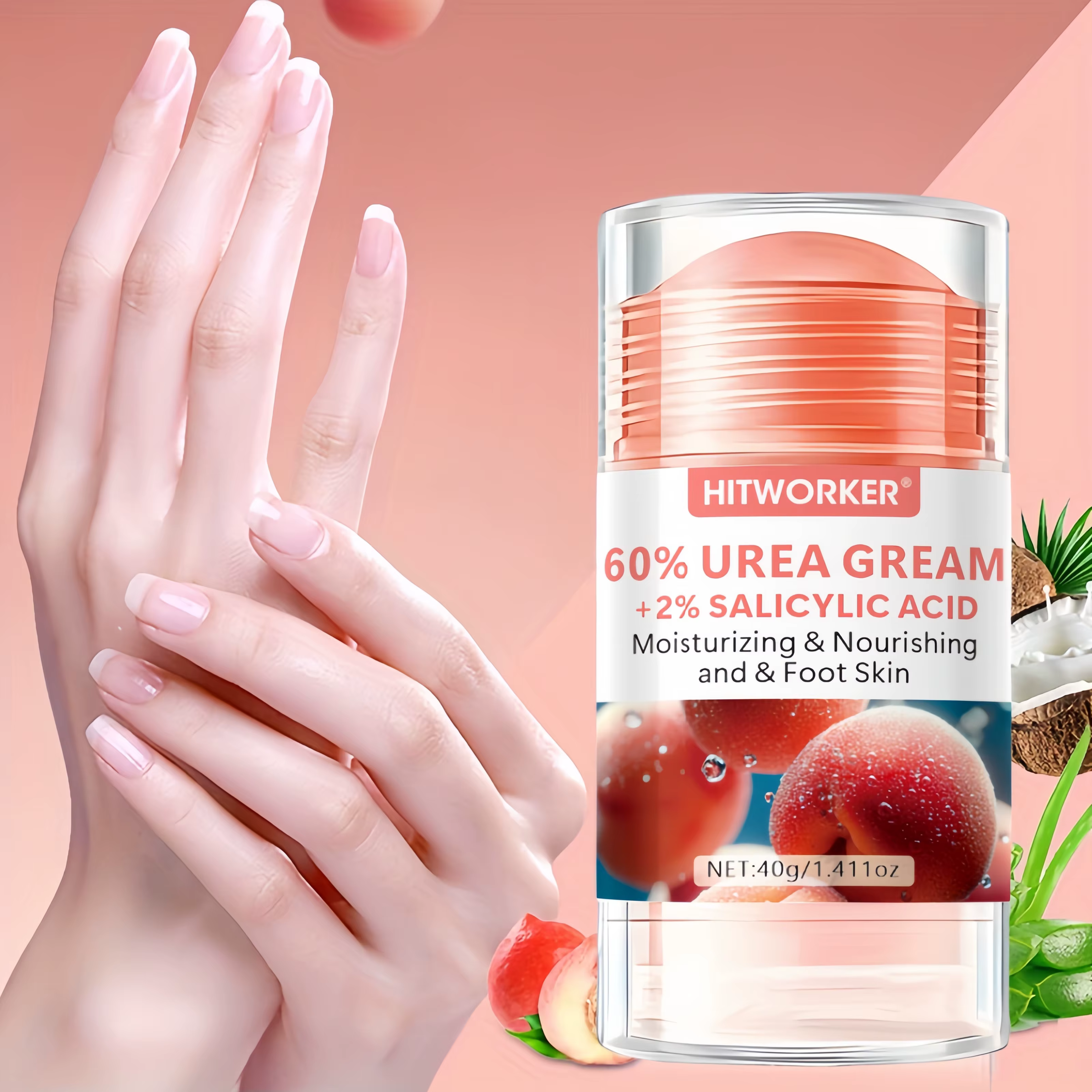 Bâtonnets pour les mains et les pieds, acide salicylique, produit de soin hydratant et nourrissant p