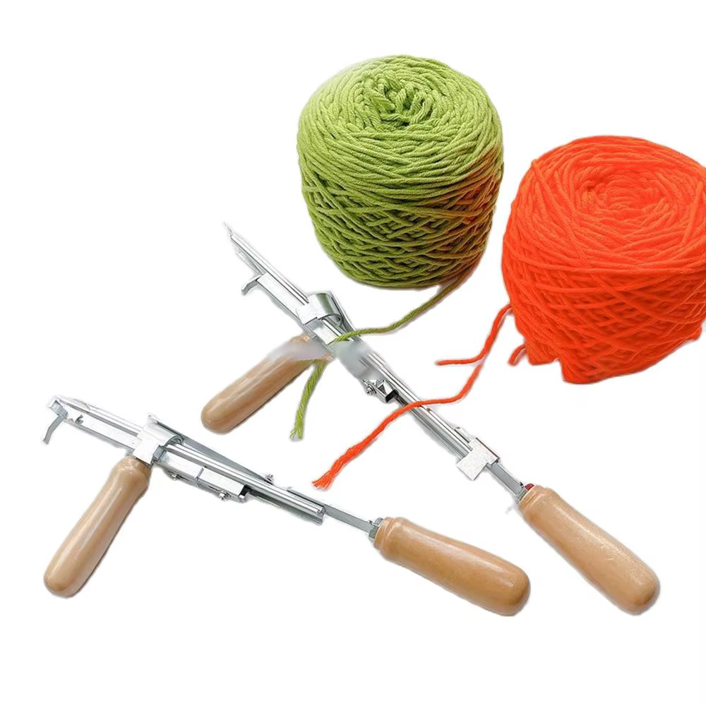 Pistolet à touffeter manuel pour tapis, boucle, machine à tapis lea, outils de poinçonnage à main, m