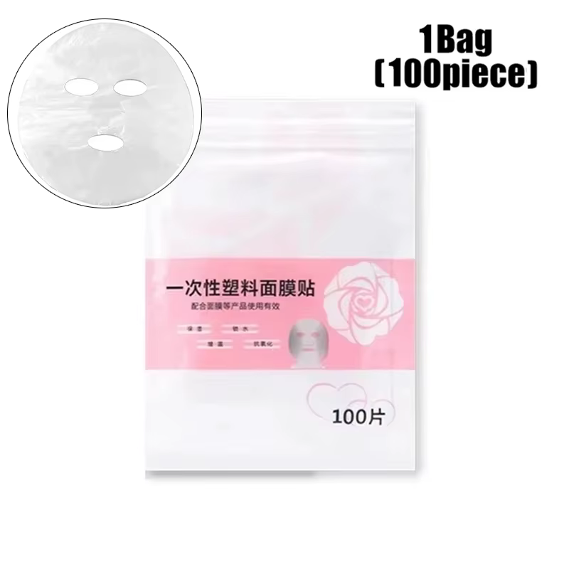 100 pièces jetables gaze douce Salon de beauté appliquer masque doux ultra-mince coton naturel patch