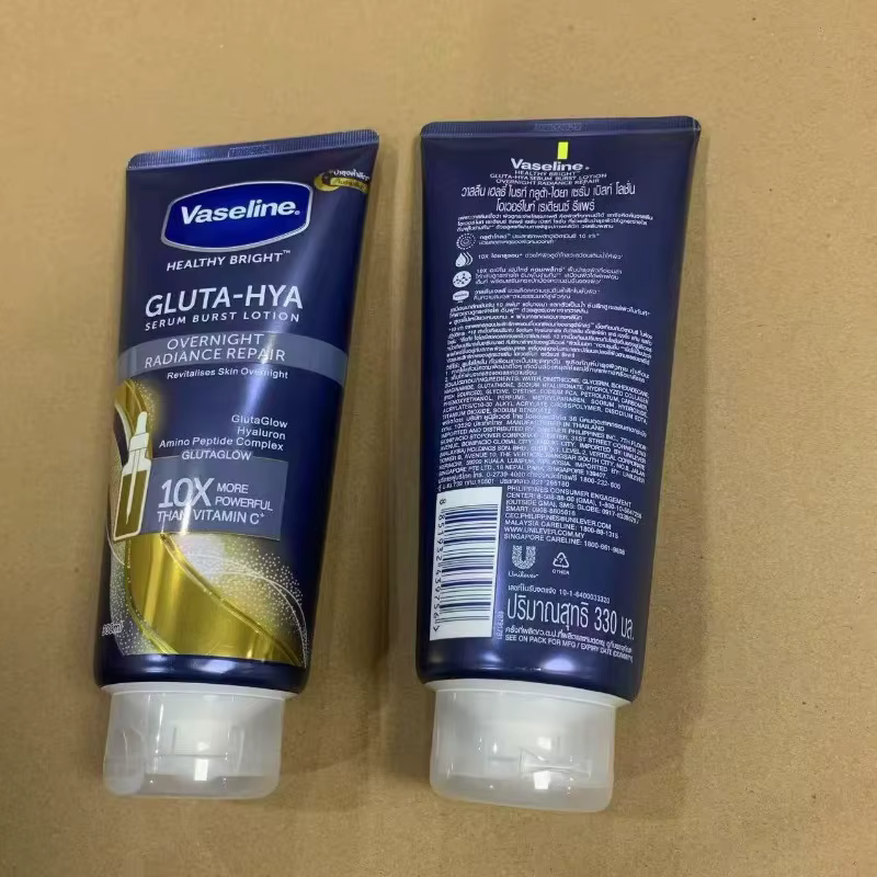 Lotion corporelle Vaseline pour la nuit, niacinamide, parfum longue durée, éclaircissant pour le cor