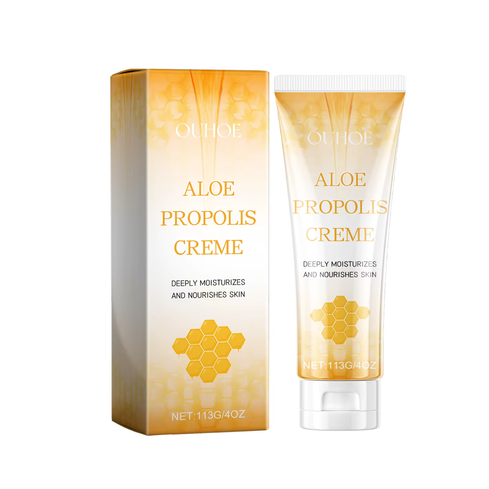 Crème hydratante à l'aloe vera et à la propolis, répare apaisante, nourrissante, dissolvant de rides