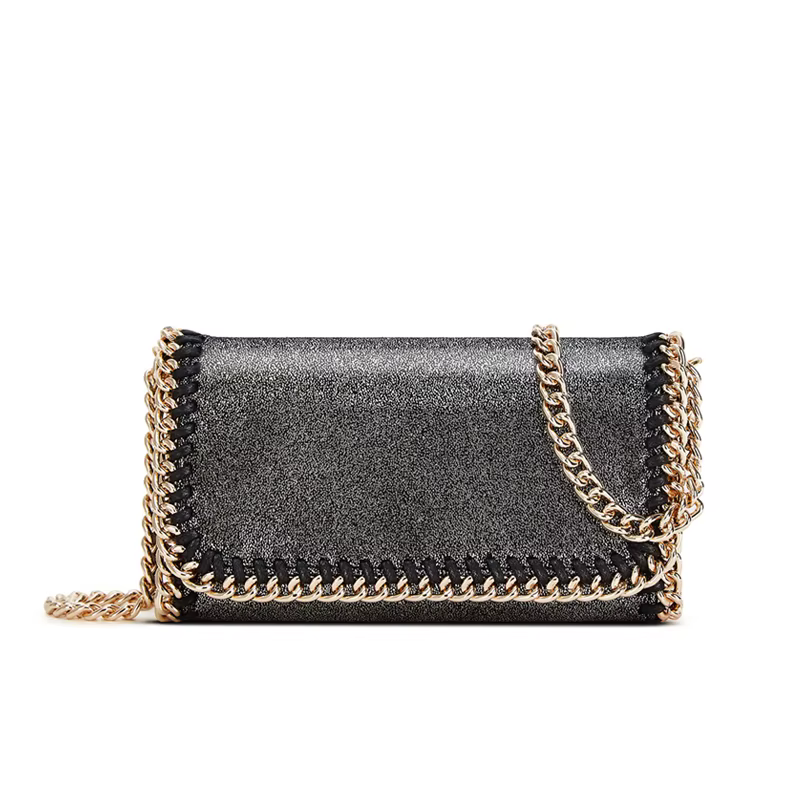 Mini sac à bandoulière de luxe pour femmes, sac à bandoulière avec chaîne, avec porte-monnaie pour t