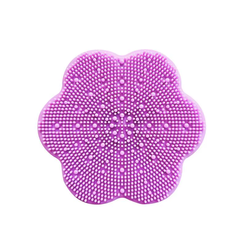 Épurateur de corps en Silicone, poils naturels, exfoliant pour la peau, éponge de douche, brosse en 