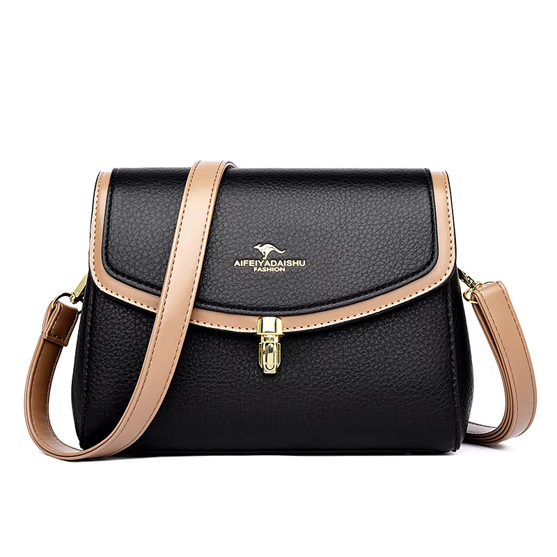 2 sangles Sac à bandoulière pour femmes mère Sac à Main de haute qualité en cuir PU de luxe concepte