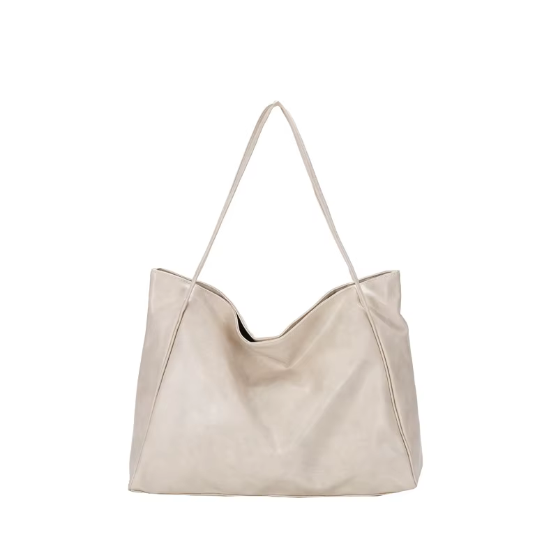 Sac fourre-tout pour femme, pochette sous le bras tendance, grande capacité, sac à bandoulière en cu