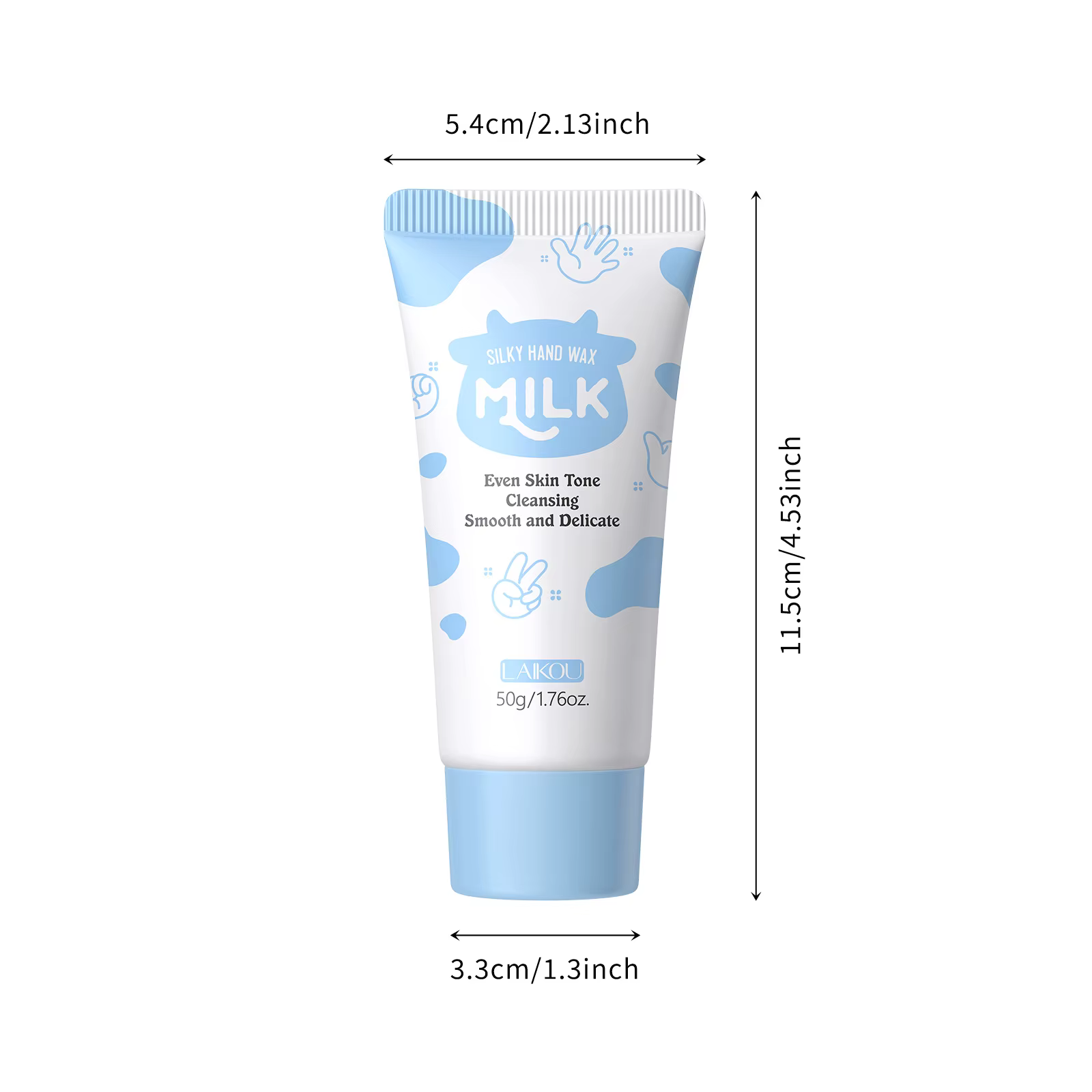 Cire pour les mains au lait Laikou, hydratante, exfoliante, anti-âge, pour éliminer les callosités,
