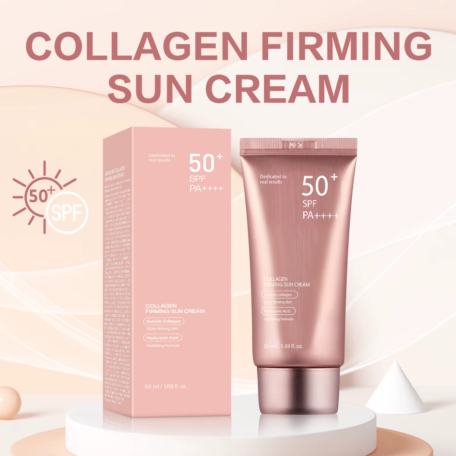 Crème solaire SPF50 PA+++ imperméable, légère, non grasse, protection visage et corps, soin quotidie