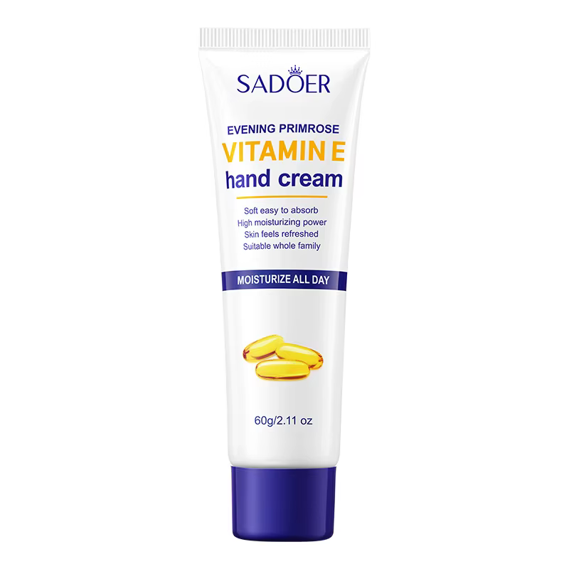 Crème pour les mains à la vitamine E, contient de la vitamine E, de l'acide hyaluronique. La niacina