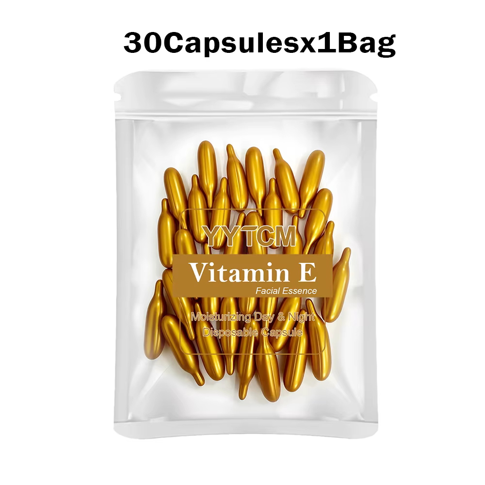 Capsules de sérum à la vitamine E, capsules d'essence à usage unique, hydratantes et nourrissantes p