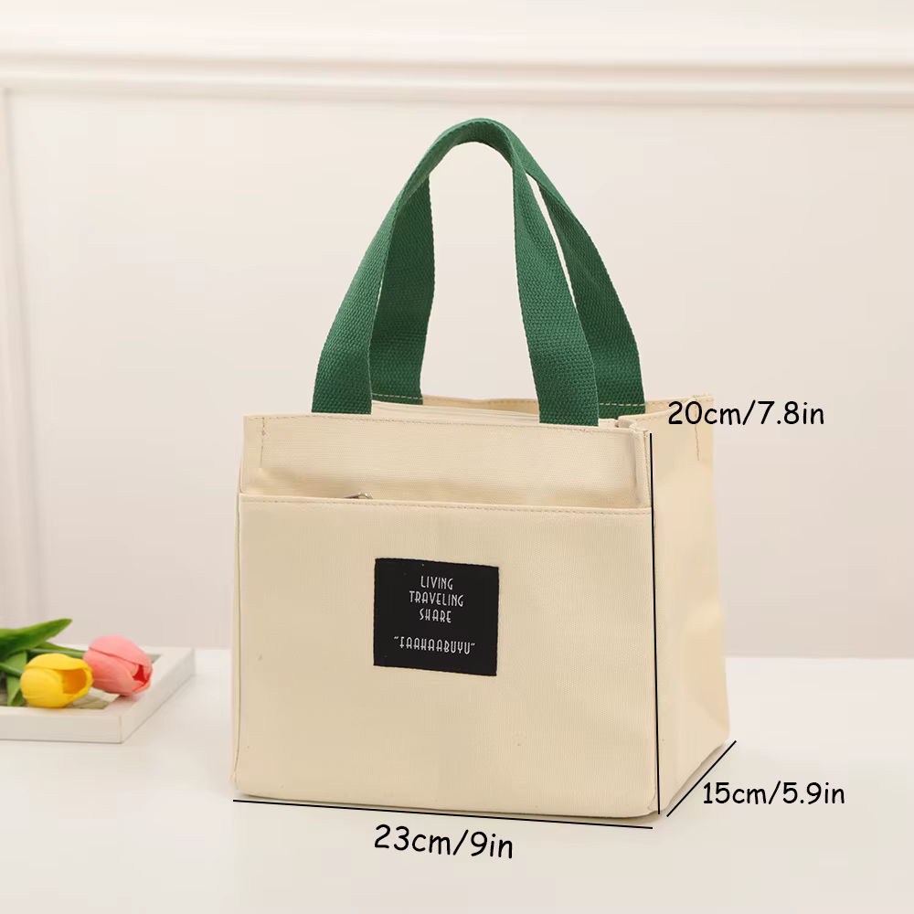 Sac en toile - Nouveau style de sac à main, boîte à lunch, porte-documents. Sac à bandoulière simple