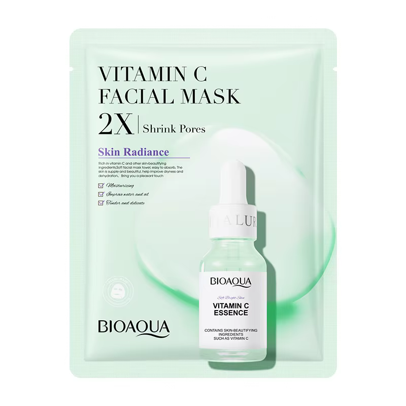 20 pièces BIOAQUA Centella collagène masque Facial VC hydratant rafraîchissant feuille masques acide