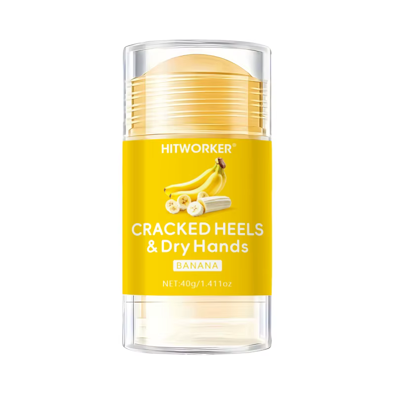Crème désodorisante aromatisée à la banane pour le soin des mains et des pieds, hydratant et embelli