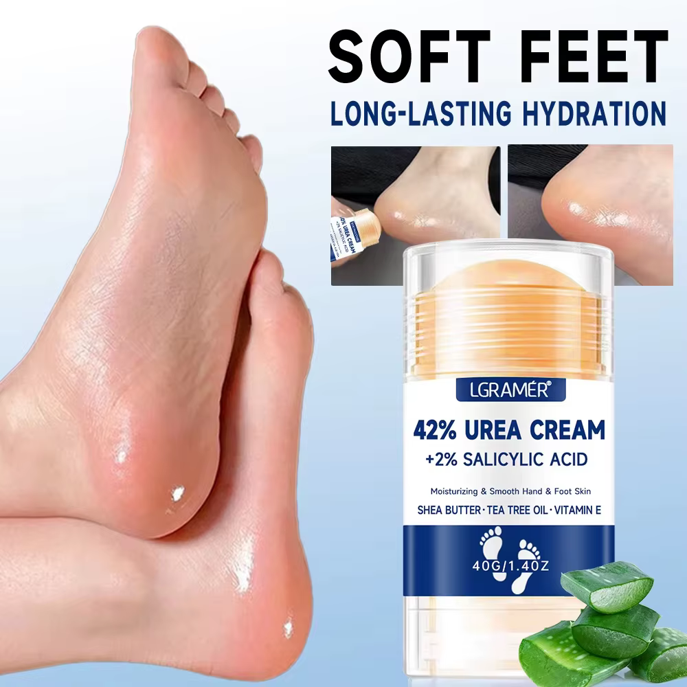 Crème pour les pieds à l'urée 42% + 2% acide salicylique soin hydratant intensif des pieds et des ma