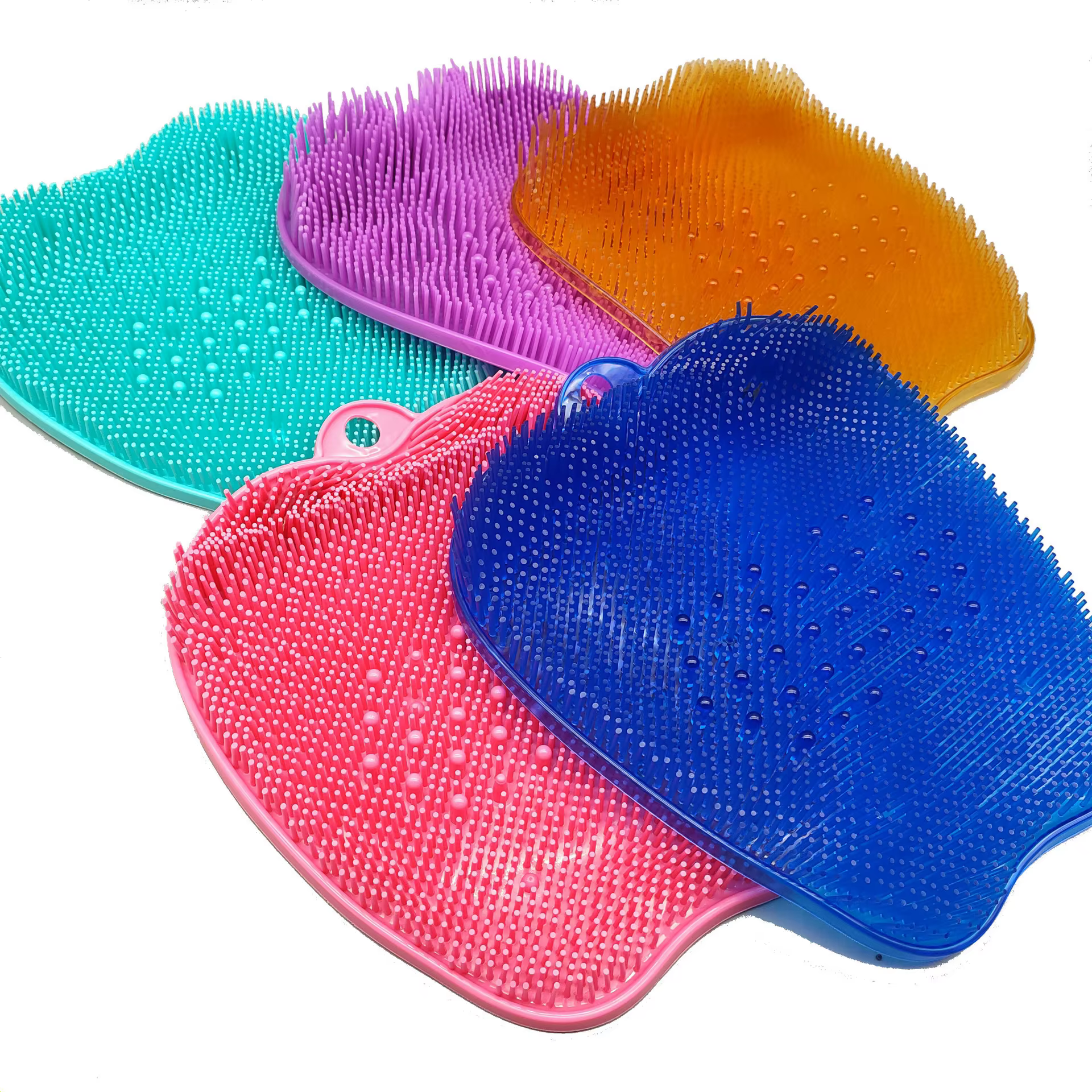 Tapis de douche exfoliant doux et sûr pour les pieds, brosse de massage pour femmes enceintes, antid