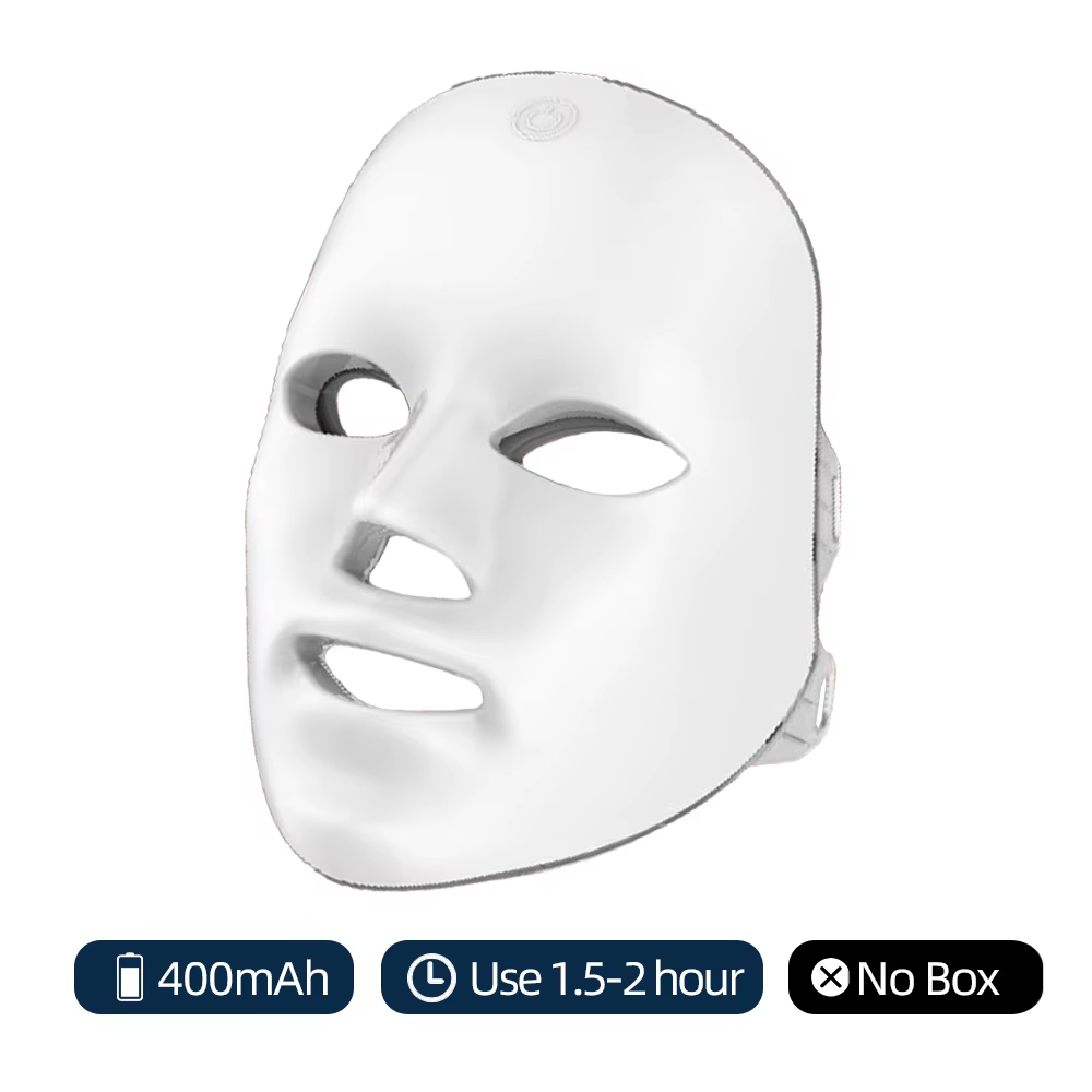 7 couleurs Photon visage masque LED lumière rouge Anti-rides rajeunissement soins de la peau LED mas