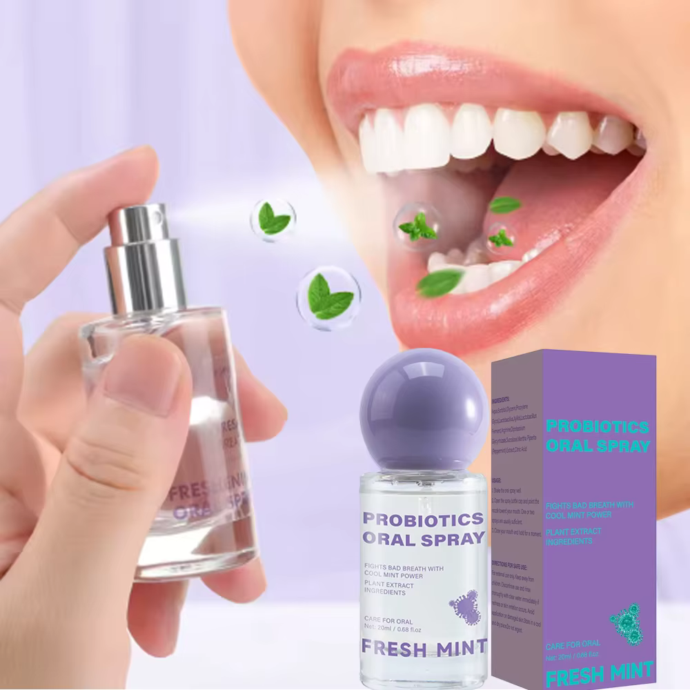 Spray buccal à menthe fraîche longue durée, désodorisant buccal Portable pour adultes, produits de f