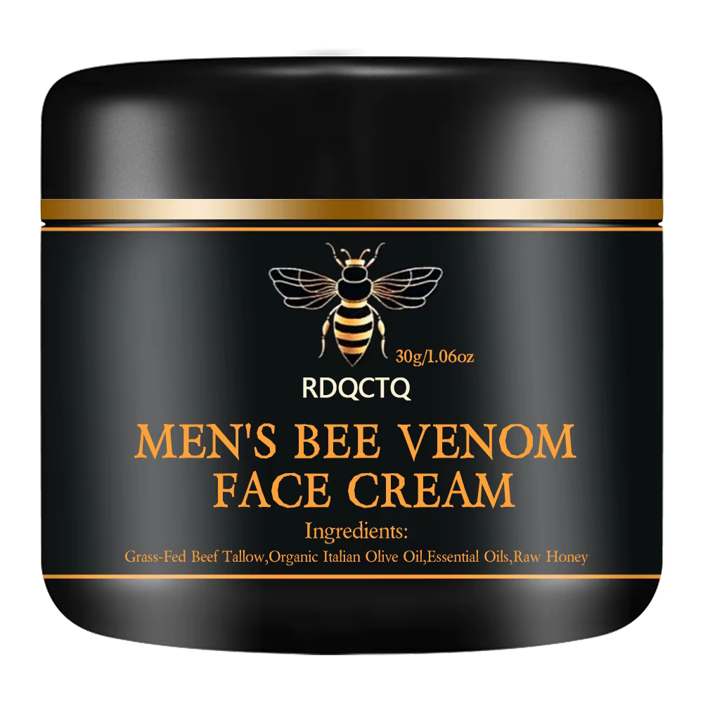 RDQCTQ – crème anti-rides au venin d'abeille pour hommes, raffermissante, Lifting, Anti-vieillisseme