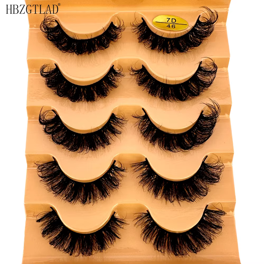 Faux Cils Naturels 3D en Forme d'Œil de Chat, Courbure en D, Moelleux, Doux, Croisés, Manga, fissura