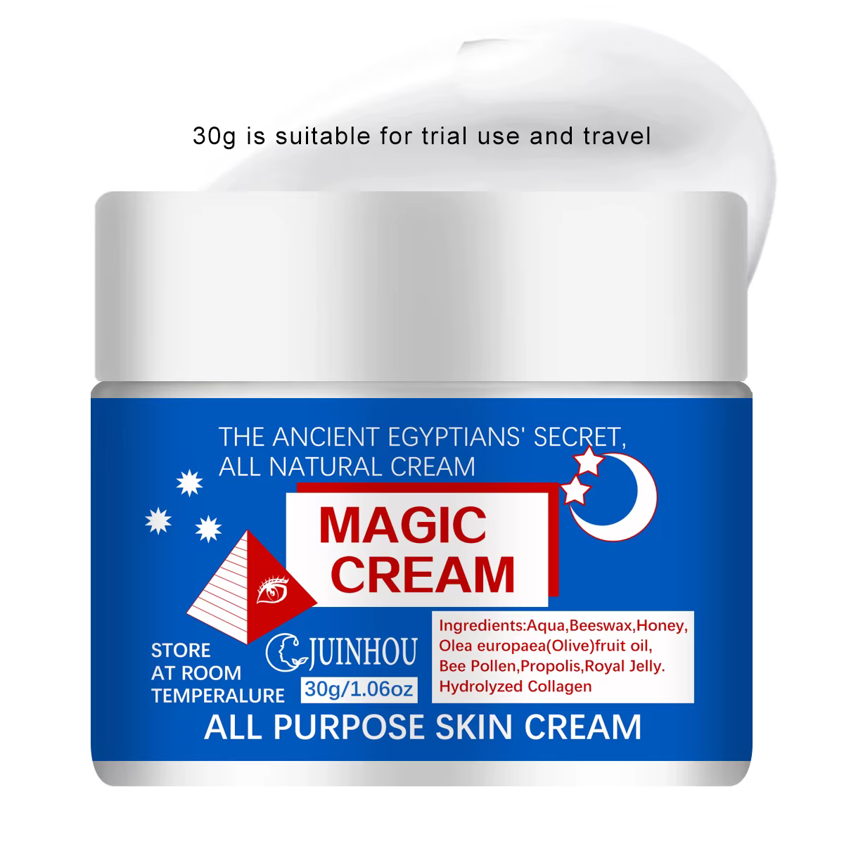 Crème magique JUINHOU hydratante et nourrissante, atténue/réduit l'apparence ou les signes du vieill