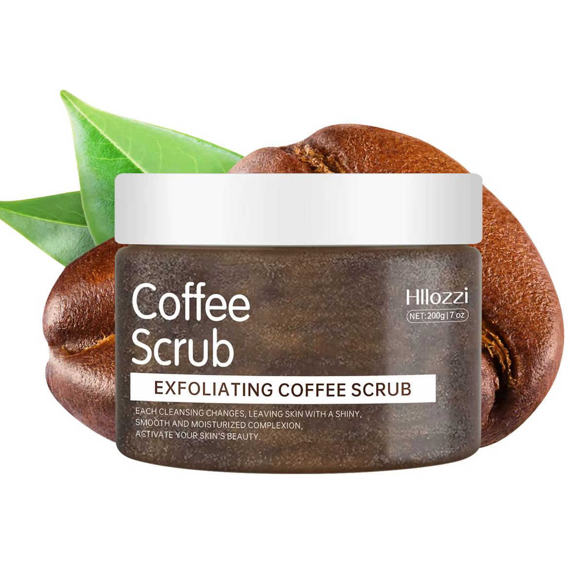 Gommage corporel au sel de l'himalaya, exfoliant, nettoyage en profondeur, curcuma, hydratant, café 