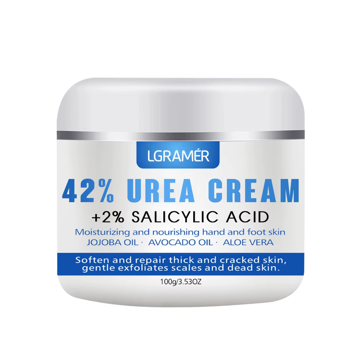 Crème pour les mains à l'urée 42% et les pieds, adoucit, hydrate la peau, soulage la sécheresse, rép