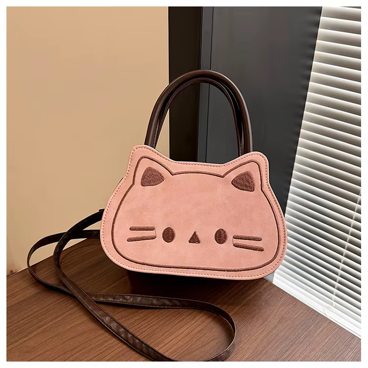 Sac à main chat mignon, sac à bandoulière pour femme, sac à bandoulière dessin animé tendance, style
