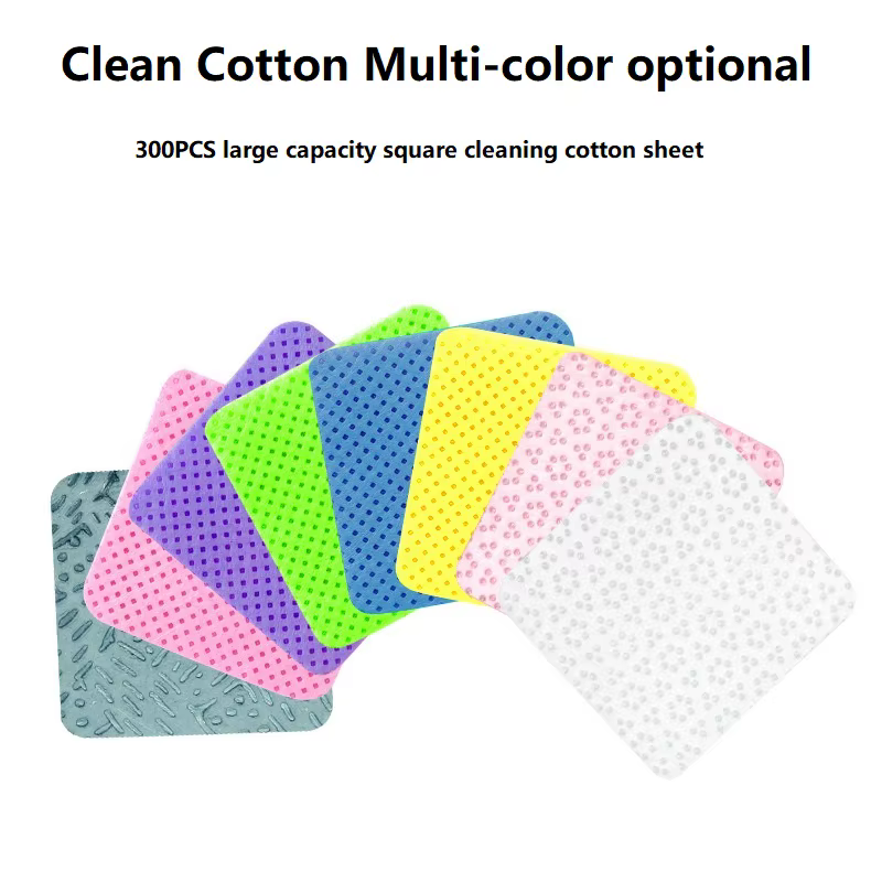 Lingettes pour ongles non pelucheuses, 300 pièces, équipement pour ongles, tampons en coton, serviet