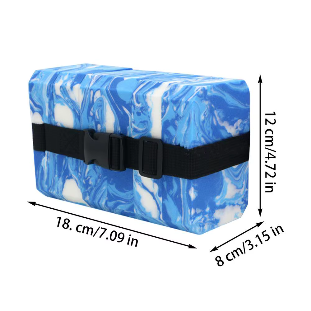 Ceinture de flottaison en EVA pour la natation et l'aérobic aquatique, réglable, avec support dorsal