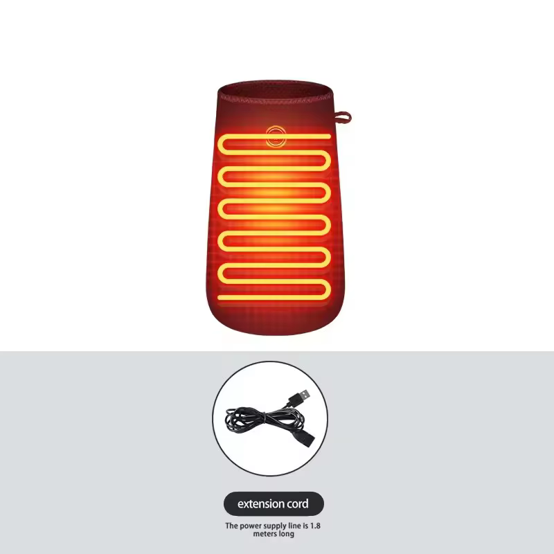 Gants chauffants électriques pour soulagement rapide de la douleur, coussin de massage pour les main