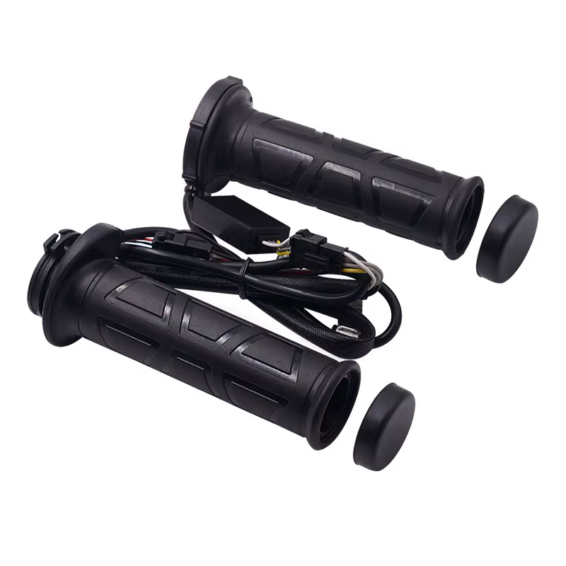 Poignées chauffantes à la main pour moto, 22mm, poignées moulées électriques, barre de Scooter et de