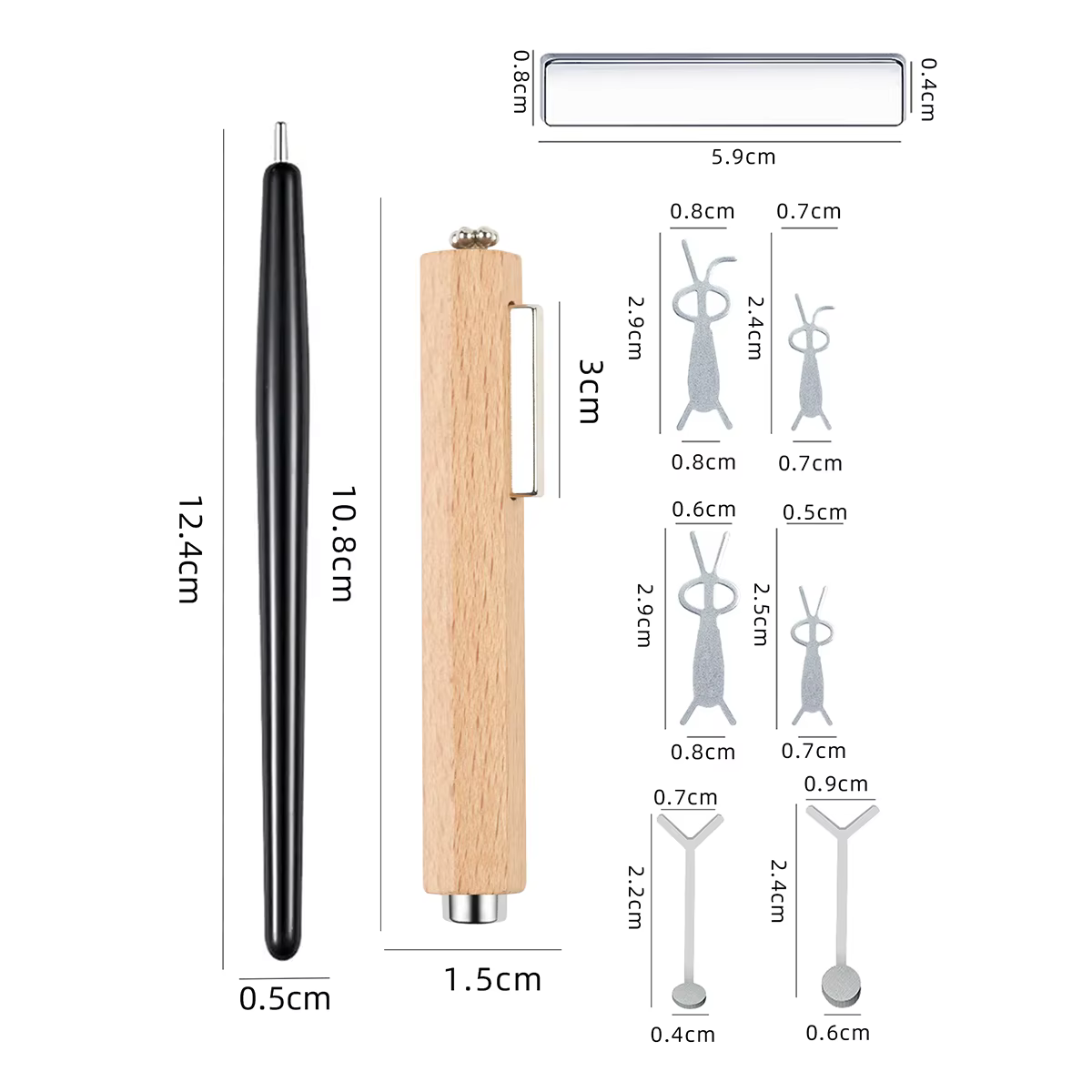 Ensemble d'aimants œil de chat avec fer pour ongles, lapin en forme de cœur, conception magnétique,