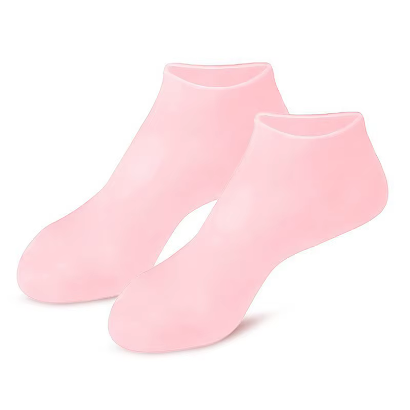 Chaussettes de pied hydratantes, chaussettes en Silicone pour pieds secs et craquelés, chaussettes d