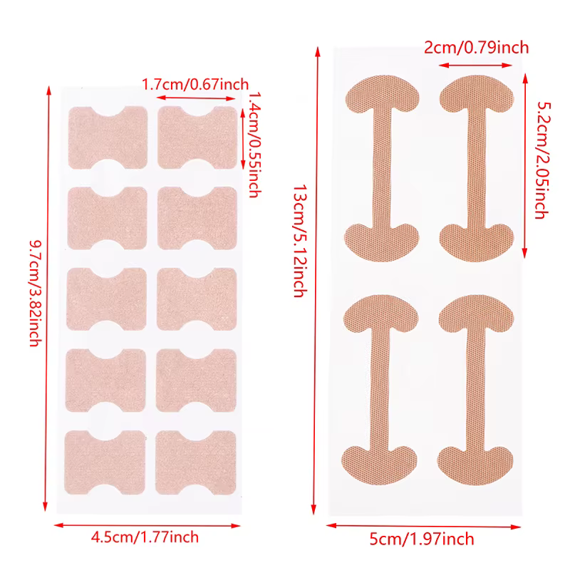 Correcteur professionnel des ongles incarnés – Autocollants de soin des pieds pour la protection des