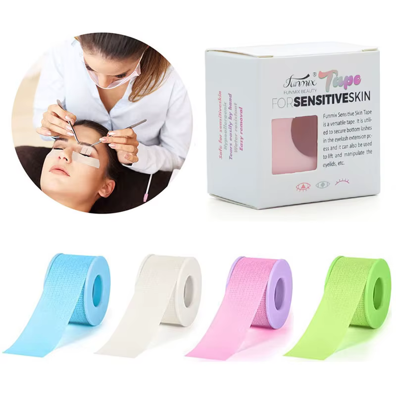 Bande d'extension de cils en Gel de Silicone, patchs sous les yeux, respirant, résistant aux sensibl