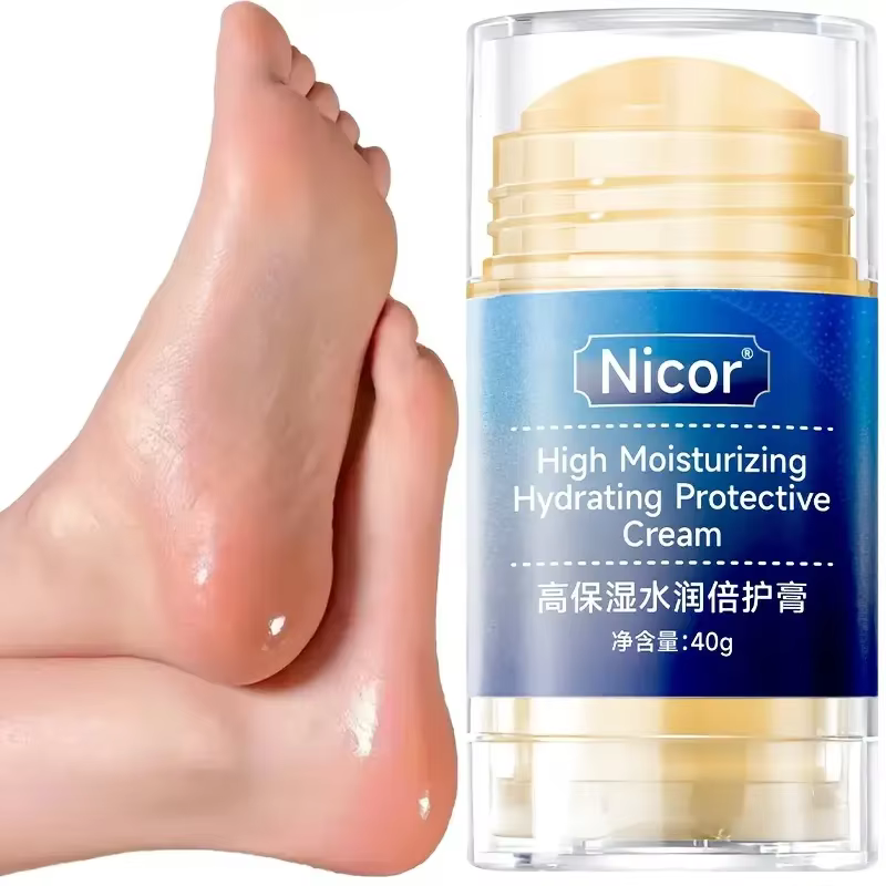 Crème hydratante et hydratante pour les pieds pour peaux sèches, mains et pieds nourrissants, soin q