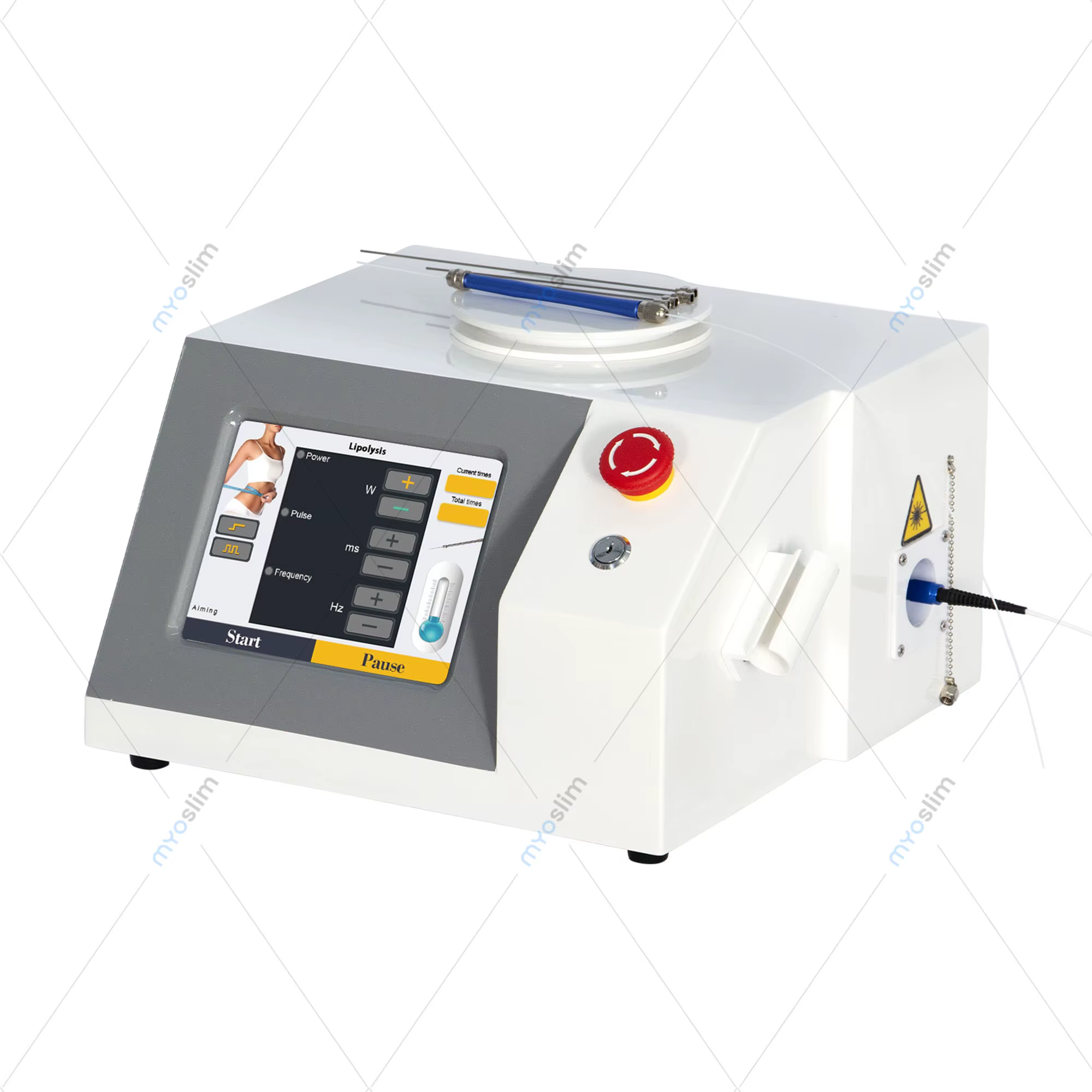 Machine de réduction de graisse, lifting du visage, endo-lifting, laser lipo, aspiration, laser diod