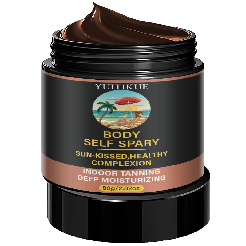 YUITIKUE Spray autobronzant pour le corps, 80g, lotion hydratante pour un teint hâlé et sain, à util