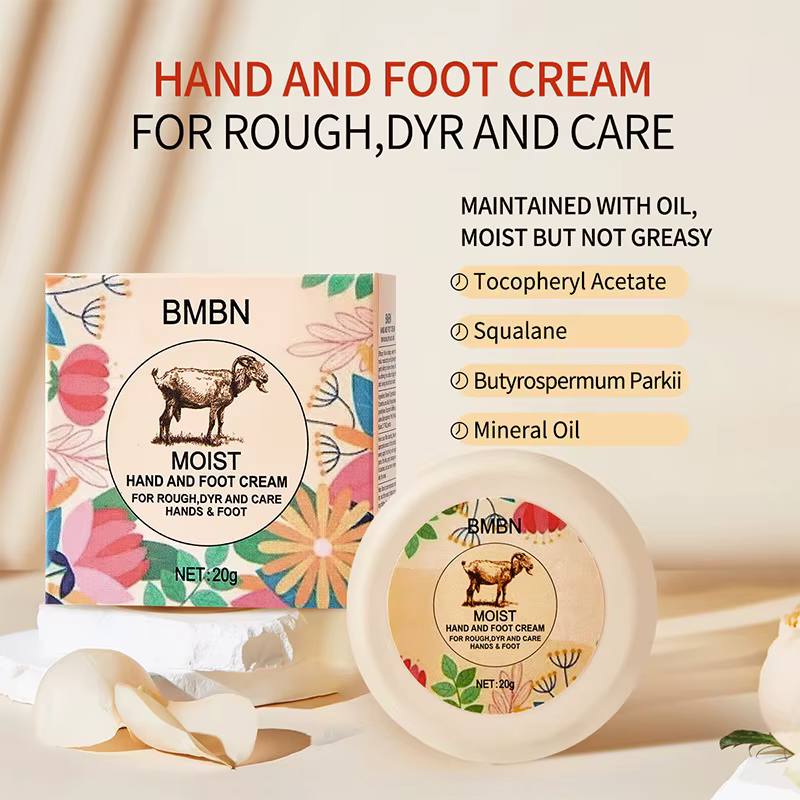 Crème humide pour les mains et les pieds, pour peau sèche et rugueuse, répare en profondeur la peau