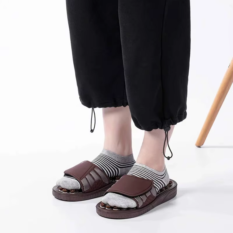 Massage Pieds Chaussons D’Acupuncture Outils De Massage Activation De Point Réflexologie Soulagement