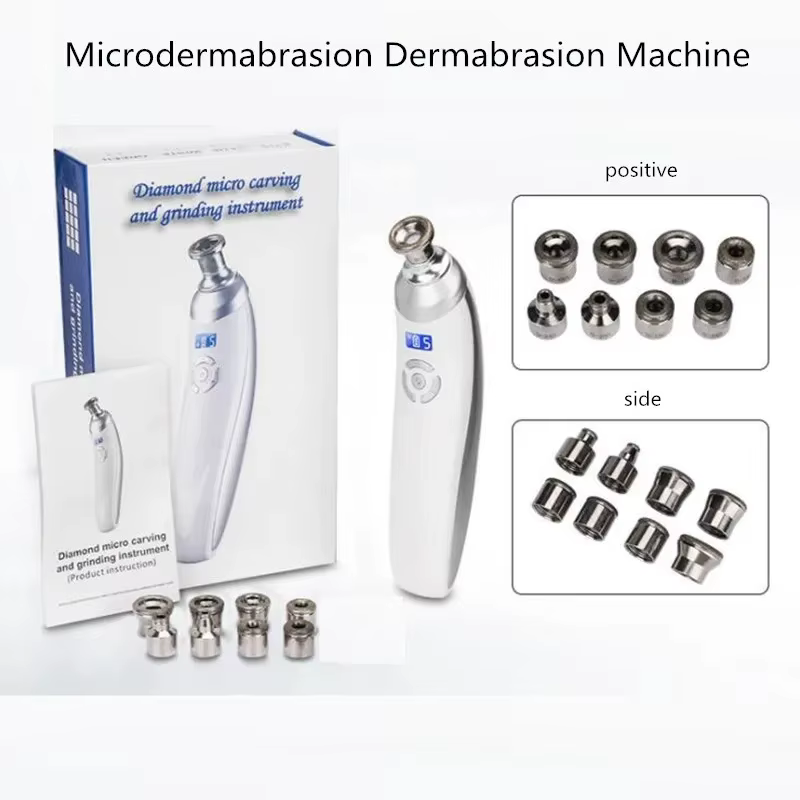 Machine portative de Microdermabrasion de diamant soins de la peau du visage dispositif de beauté d'
