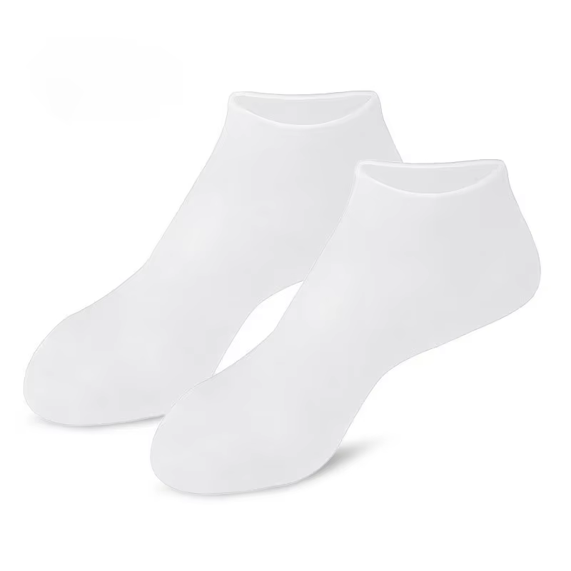 Chaussettes hydratantes en Silicone, Gel exfoliant, chaussettes à talons, callosités craquelées, pea