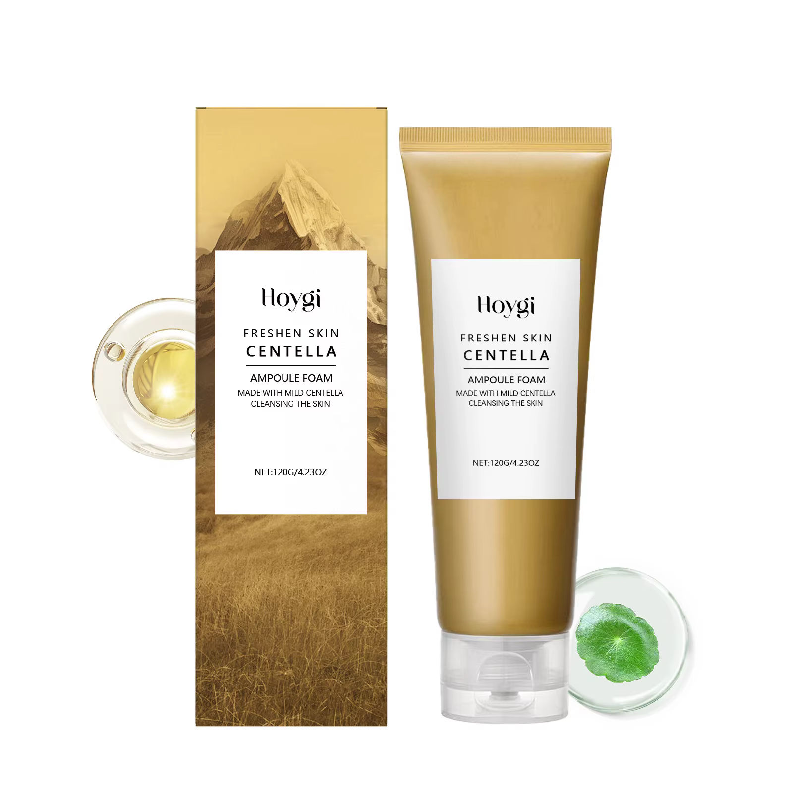 Nettoyant Hoygi Centella, nettoyage en profondeur, hydratation longue durée, contrôle du sébum, rafr